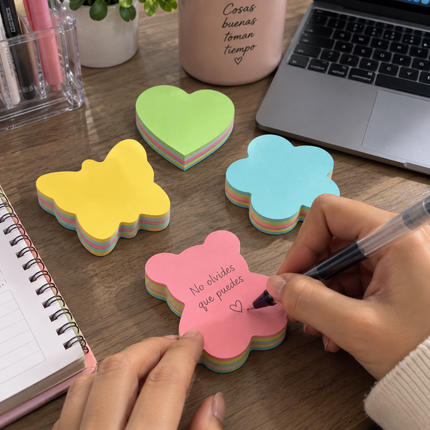 12 Bloques de PostIts 4 Colores Diferentes $5.5 c/u