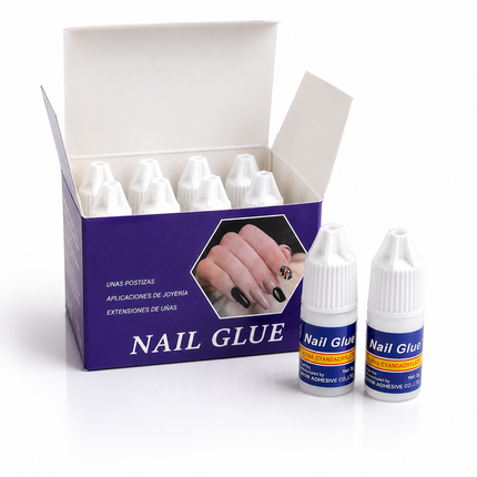 Exclusivo Tienda en linea 💥💎12 Pegamentos para Uñas en Gotero Liquido $5.5 c/u