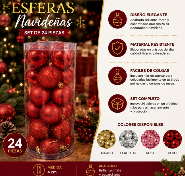 Exclusivo Tienda en linea 💥💎Tubo de 24 Mini Esferas Combinadas