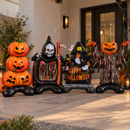 6 Globos Halloween Grandes para decorar $35 c/u