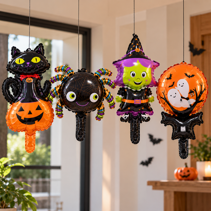 10 Globos Haloween Figuras $3.5 c/u (modelos surtidos)
