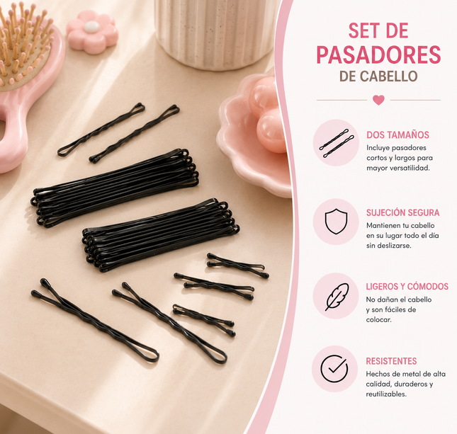 Exclusivo Tienda en linea 💥💎12 Sets Kitty Pasadores Negros para Cabello $7.9 c/u