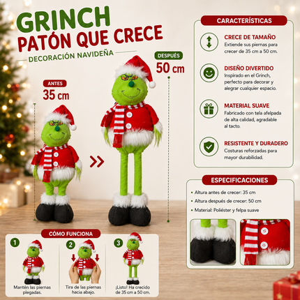 Grinch Patón Muñeco Navidad DecoraTivo M