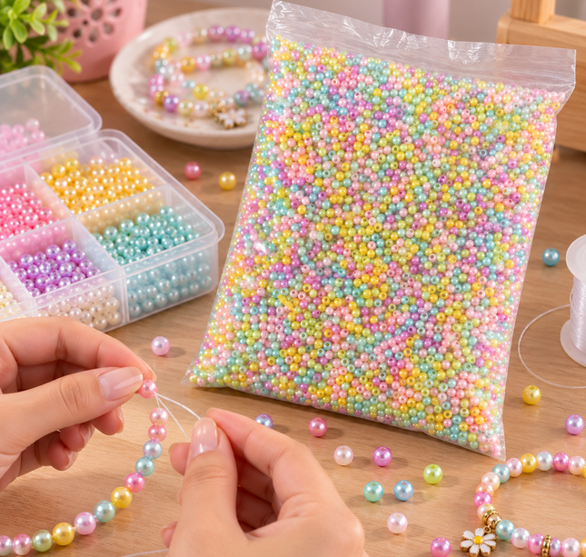Exclusivo Tienda en linea 💥💎Bolsa con 250 g  perla Sintetica Colores