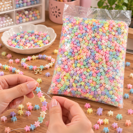 Exclusivo Tienda en linea 💥💎Bolsa con 250 g  perla Sintetica "estrella"