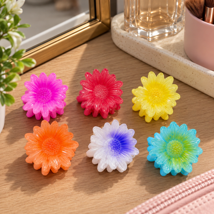 Exclusivo Tienda en linea 💥💎12 Pinzas Flores Clasicas Chicas para Cabello $3.5 c/u
