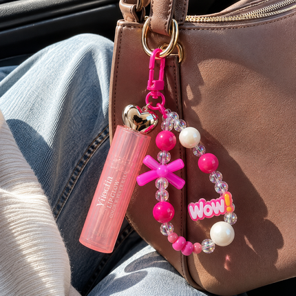 6 Balsamo y Llavero Premium para Labios $28.5 c/u