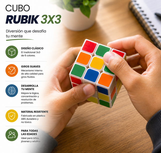 Exclusivo Tienda en linea 💥💎3 Cubos Rubik 3X3 $20 c/u