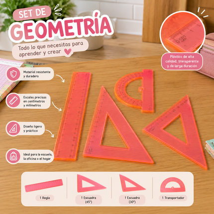 Exclusivo Tienda en linea 💥💎12 Sets de Geometria Fosforecente $7.5 c/u