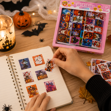 30 Stickers Halloween Lindos $4.5 c/u