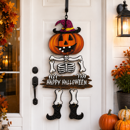 3 Esqueletos Articulados Diamantados para Decorar Halloween $45 c/u