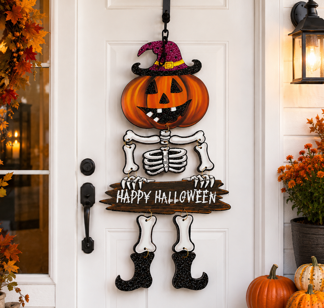 3 Esqueletos Articulados Diamantados para Decorar Halloween $45 c/u