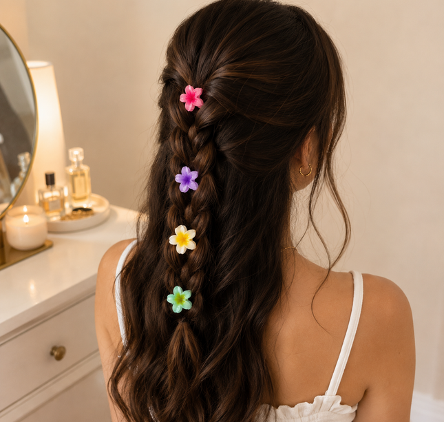 Exclusivo Tienda en linea 💥💎12 Mini Pinzas Hawainas Clasicas Cute $3.5 c/u