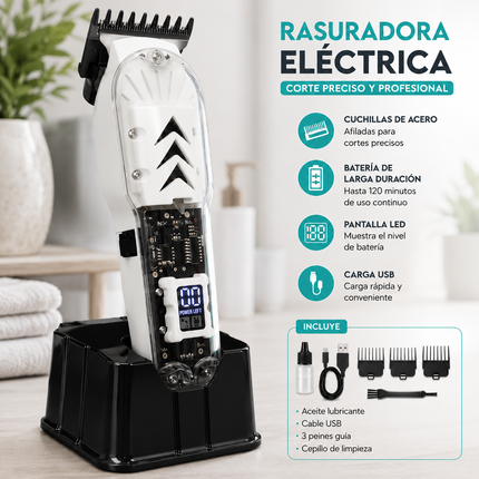 Exclusivo Tienda en linea 💥💎Cortadora Electrica Recargable con 4 Cuchillas Intercambiables