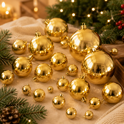 Exclusivo Tienda en linea 💥💎Caja de 29 Esferas Navidad Diferentes Tamaños