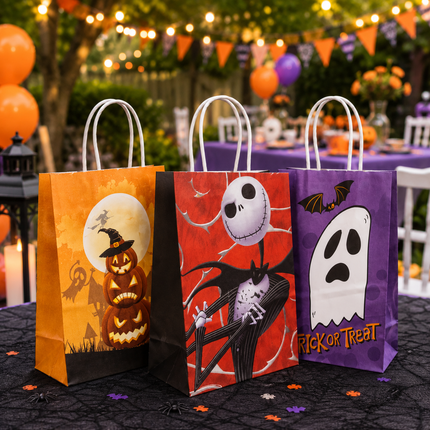 12 Bolsita para pedir dulces Halloween $4.2 c/u