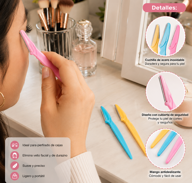 12 Sets 3 Perfiladores Rostro $6.5 c/u