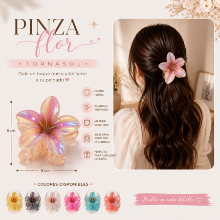 Exclusivo Tienda en linea 💥💎12 Pinzas Hawainas Cristalinas Hermosas Centro $13.9 c/u