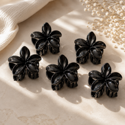 Exclusivo Tienda en linea 💥💎12 Pinzas Hawainas Clasicas Negras Medianas $6.5 c/u