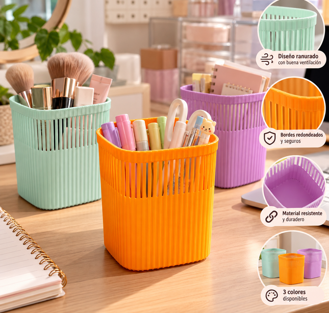 Exclusivo Tienda en linea 💥💎3 Cestos Mini Organizadores de colores $20 c/u