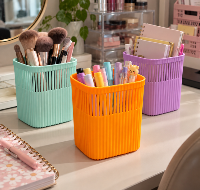Exclusivo Tienda en linea 💥💎3 Cestos Mini Organizadores de colores $20 c/u