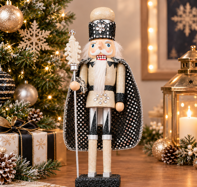 Exclusivo Tienda en linea 💥💎 Cascanueces Rey Copo de Nieve 38 CM $488.00 C/U