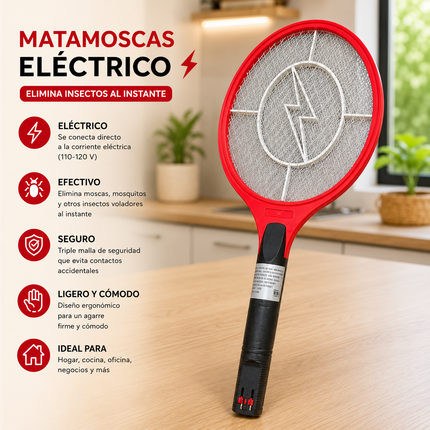 Exclusivo Tienda en linea 💥💎Matamoscas Electrico Recargable