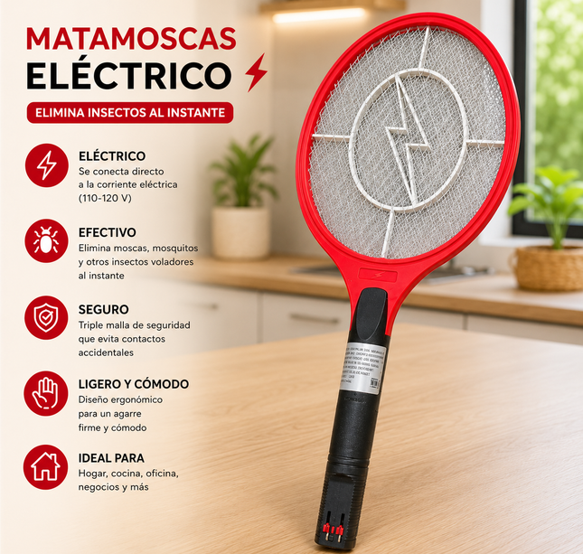 Exclusivo Tienda en linea 💥💎Matamoscas Electrico Recargable