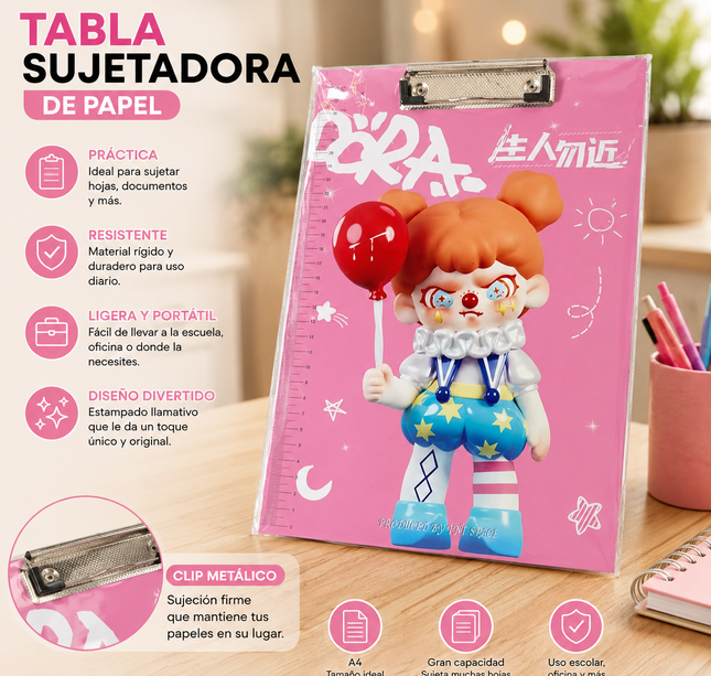 Exclusivo Tienda en linea 💥💎3 Tabla Sujeta Papeles Diseños $25 c/u