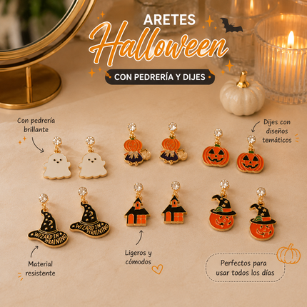 12 Aretes Halloween "Jewelry" $8 c/u