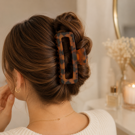 Exclusivo Tienda en linea 💥💎12 Pinzas Animal Print Rectangulares para Cabello $14.5 c/u