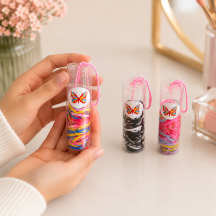 Exclusivo Tienda en linea 💥💎12 Tubos de Ligas para Cabello Ch $4.5 c/u