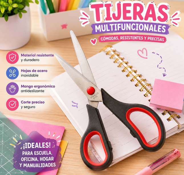 Exclusivo Tienda en linea 💥💎3 Tijeras Mltifuncionales Grandes $25 c/u