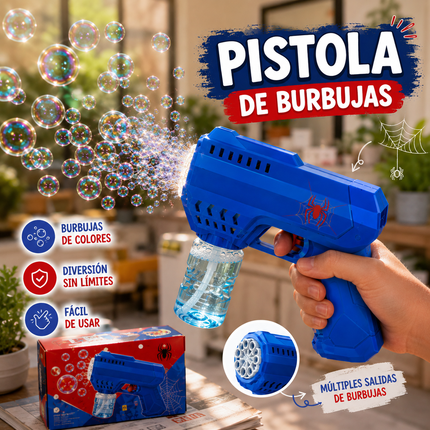 Exclusivo Tienda en linea 💥💎Pistola de Burbujas Spider Man
