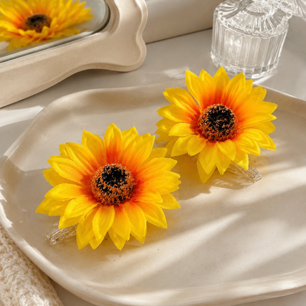 12 Pinzas Girasol Hermosa Grande $16.8 c/u