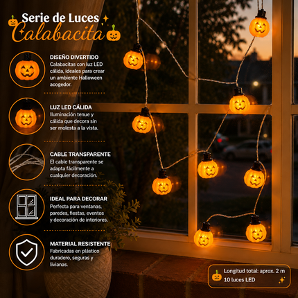 Serie de Calabacitas Luces de Pilas