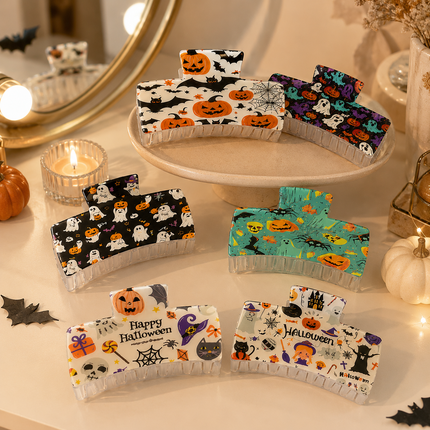 12 Pinzas Halloween con Decorado Lindo $10.9 c/u