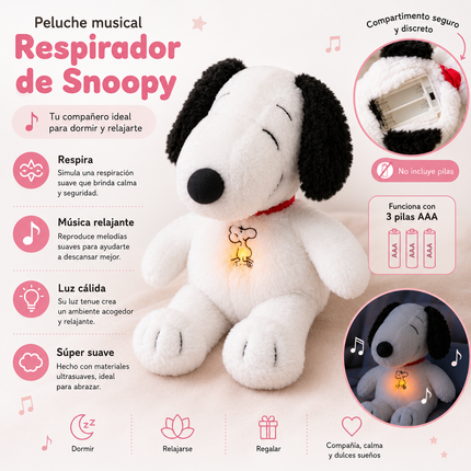 Exclusivo Tienda en linea 💥💎Peluche Snoppy Musical/Respirador