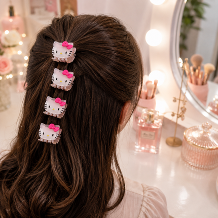 Exclusivo Tienda en linea 💥💎12 Sets de 4 Pincitas Kitty Cabecita Hermosas $14.5 c/u