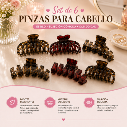 Exclusivo Tienda en linea 💥💎12 Pinzas Grandes Cristilas Para cCa $13.5 c/u