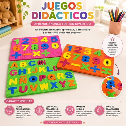 Exclusivo Tienda en linea 💥💎Trio de juegos Didacticos Infantiles