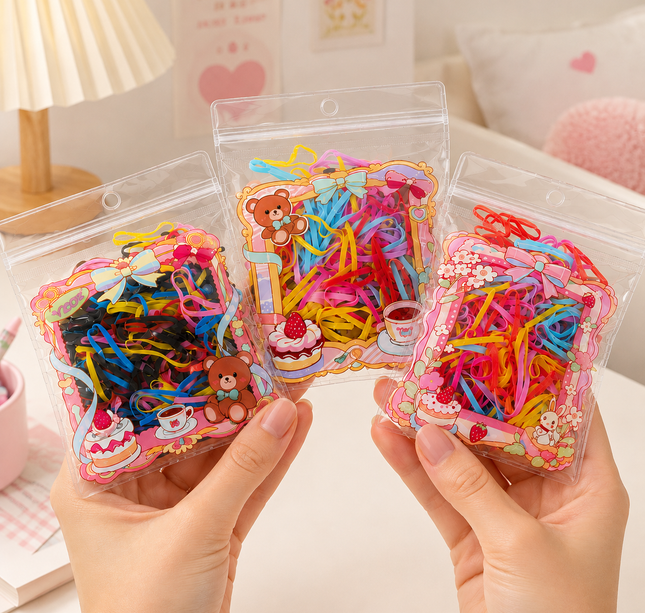 Exclusivo Tienda en linea 💥💎12 Ligas en Bolsa Resellables Ositos $5.5 c/u