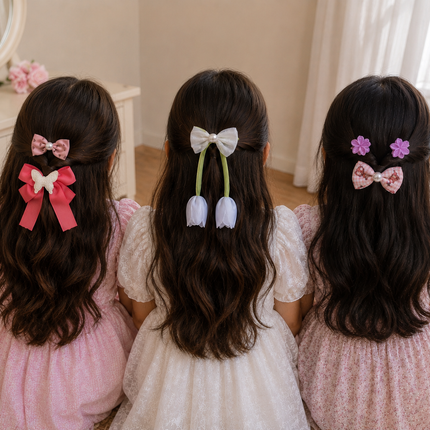 12 Sets de Accesorios para Cabello Moda Hermosa $10.5 c/u