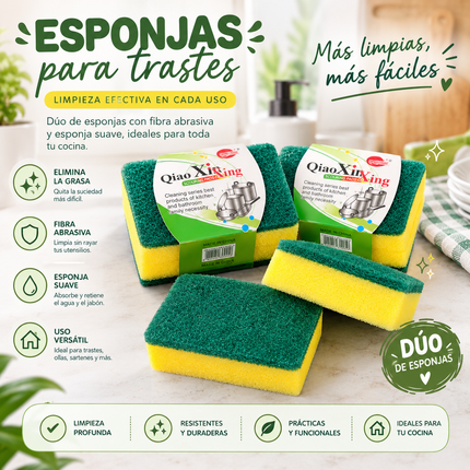 Exclusivo Tienda en linea 💥💎12 Dúos de Espinjas para Trastes $8.5 c/u
