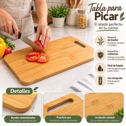 Exclusivo Tienda en linea 💥💎3 Tabla para Picar de Madera $30 c/u