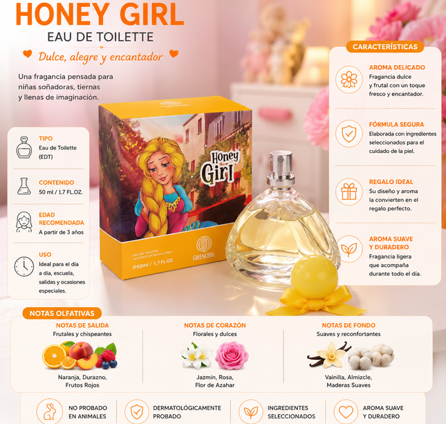 Perfume Honey Girl 50ML Grenobil