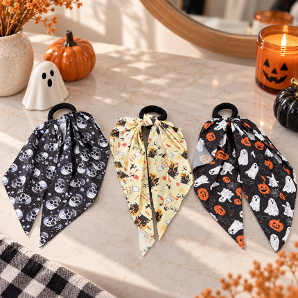 12 Coleteros Halloween con Estampados $6 c/u