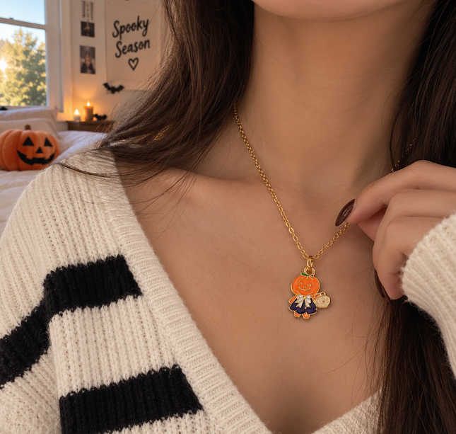 12 Collar Halloween con Dijes Hermosos $7 c/u