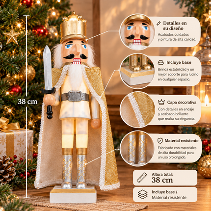 Exclusivo Tienda en linea 💥💎 Cascanueces Navideño Soldado 38 CM $489.60 C/U