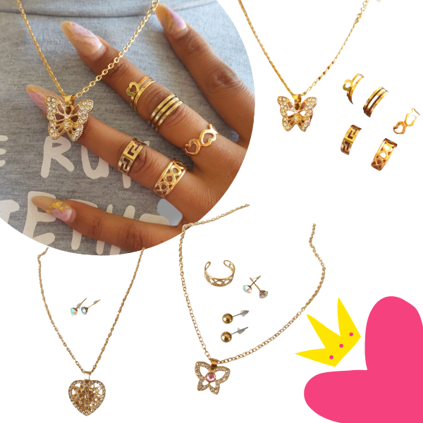 12 Sets De Accesorios Mariposa $7.80 c/u